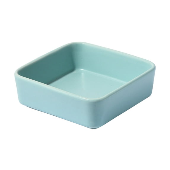 Square Cat Food Bowl,Ceramic Bowl,Pet Feeding Bowls for Food and Water,Suitable for Cats and Dogs