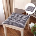 thumbnail image 1 of Square Chair Cushion 40*40cm, Soft Thick Plaid Seat Pad, Indoor Outdoor Sofa Floor Cushion for Home Car Office Dining Chair, 1 of 3