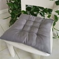 thumbnail image 1 of Square Chair Cushion with Ties Tufted Seat Cushion Thick Outdoor/Indoor Floor Pillow,Soft Thick Chair Cushion for Kids Reading Adult Office,Reduce Pressure Square Seat Pad for Bedroom Dining Room, 1 of 4