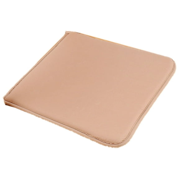 Square Chair Cushions with Straps (16x16 Inch) - Thickened Seat Pads for Wood/Metal Chairs - Waterproof Outdoor/Indoor Use for Dining, Bistro & Kitchen Furniture