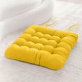 thumbnail image 1 of Square Chair Pads Indoor Seat Cushions Pillows Solid Color Soft Chair Cushion 40*40cm Polyester Fiber (polyester) Chair Cushion Solid Wood Chair Cushion Family Dining Chair Cushion, 1 of 9