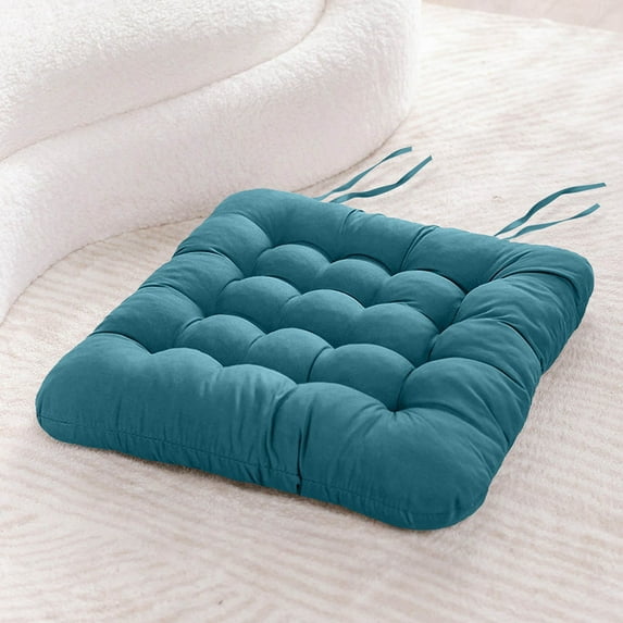 Square Chair Pads Indoor Seat Cushions Pillows Solid Color Soft Chair Cushion 40*40cm Polyester Fiber (polyester) Chair Cushion Solid Wood Chair Cushion Family Dining Chair Cushion
