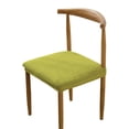 thumbnail image 1 of Square Chair Seat Slipcovers, Thick Stretch Cushion Covers, Textured Knit Fabric Seat Protector, Removable Dining Chair Sleeve, Indoor Furniture Cover, Household Seat Decor, MultiColor Options, 1 of 1