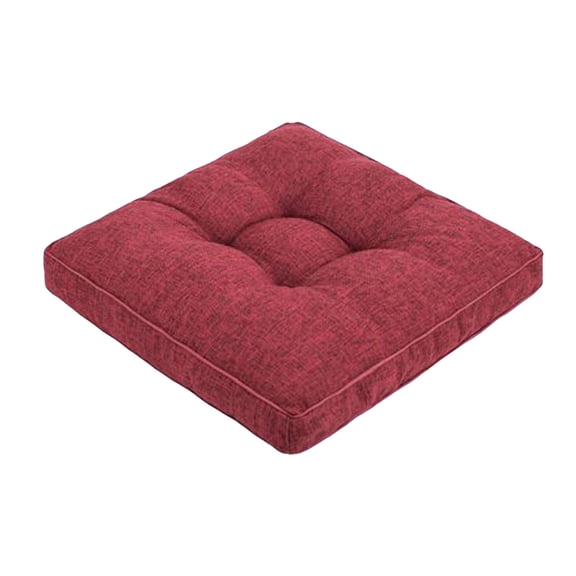 Square Chair Seat with Comfortable Polycotton Foam for Dining Kitchen and Car Use