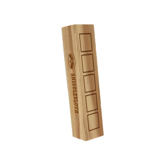 Square Check Box List Bullets Vertical Rectangle Rubber Stamp Stamping Scrapbooking Crafting - Large 3.75in