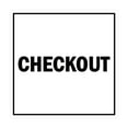thumbnail image 1 of Square Checkout Sign (White) - Small, 1 of 1
