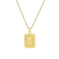 thumbnail image 1 of Square Christian Cross Pendant Necklace Stainless Steel Jesus Christ Crucifix Charm Jewelry Religious Gift for Women and men, 1 of 6