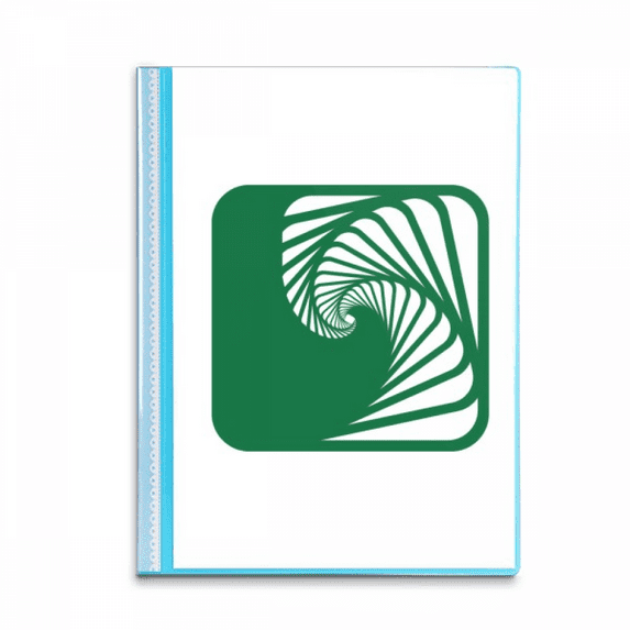 Square Circle Hollowing Infinite Book Sheet Protectors Portfolio Binder Folder