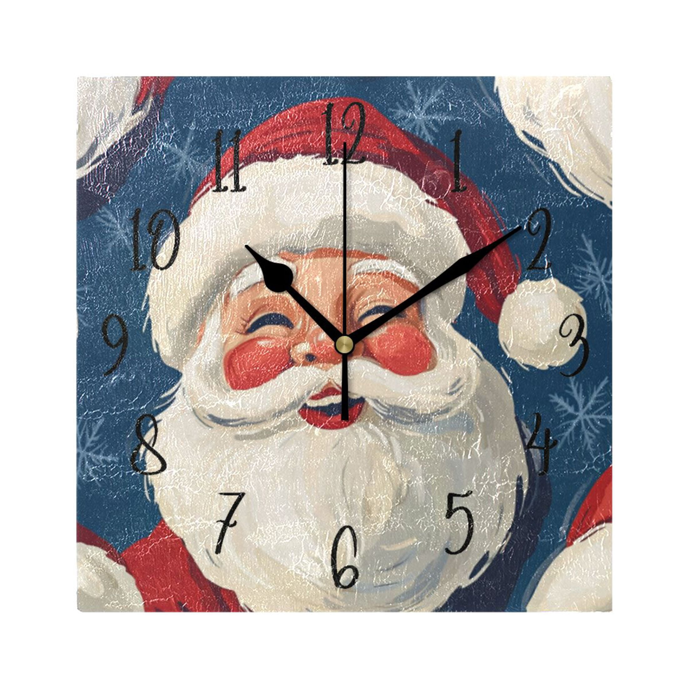 Square Clock Black Clock 7.78 *7.78 Inch Decorative Clock Creative ...