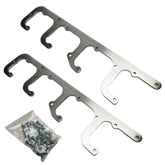 Square Coil Brackets Valve Cover For D581 D514A D510C 12558693 5.3L LSX Swap