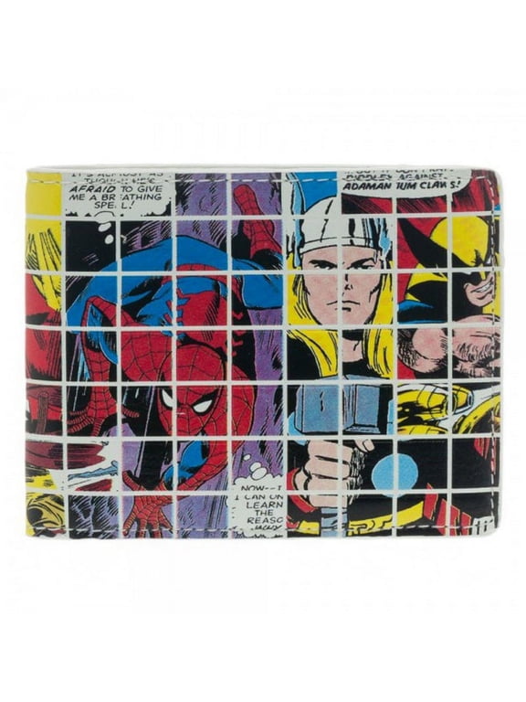 Square Collage Bifold Wallet