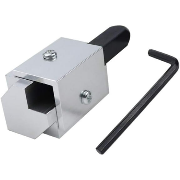 Square Corner Chisel, Corner Wood Chisel with Wrench,Steel Cutting Square Mortise Door Hinge Recesses Tool for Frames, Box Tops, Lids, Doors and Flip Up Drawers