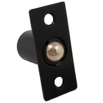 Square Corner Single Adjust Ball Catch, Matte Black by Stone Harbor Hardware