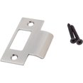 thumbnail image 1 of Stone Harbor Hardware Square Corner T-Strike Plate, 2-3/4 Inches, 2-1/8" Center-to-Center, Antique Nickel, 1 of 2