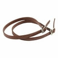 Square Cut Leather Boat Shoe Replacement Shoelaces Leather Laces LacesI