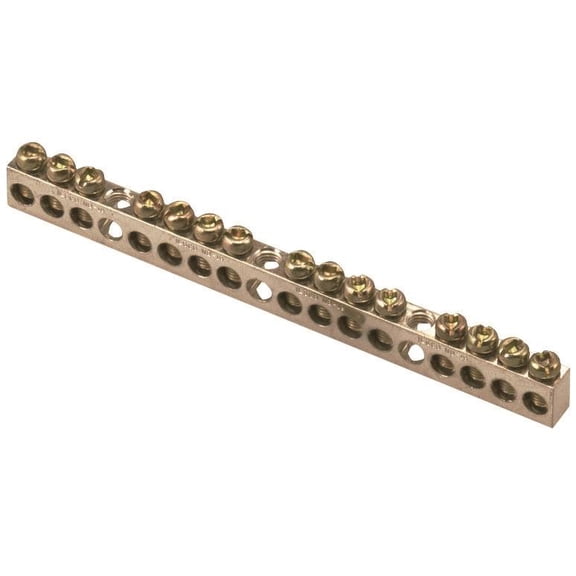Square D 15-Terminal QO & Homeline Aluminum Ground Bar Kit PK15GTACP