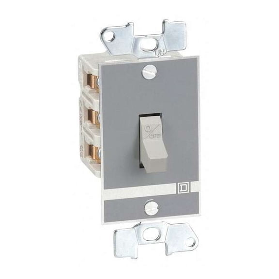 Open Manual Motor Switch, 30 A, 3 P, 3 Phase, Toggle, Type K, Class 2510 Series, No Enclosure