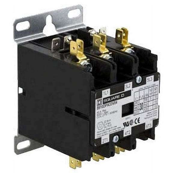 Definite Purpose Magnetic Contactor, 208V-240V AC, 3 P, Non-Reversing, 3 Phase