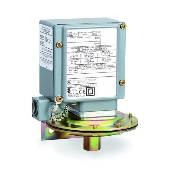 Square D 9012GDW5 Pressure Switch