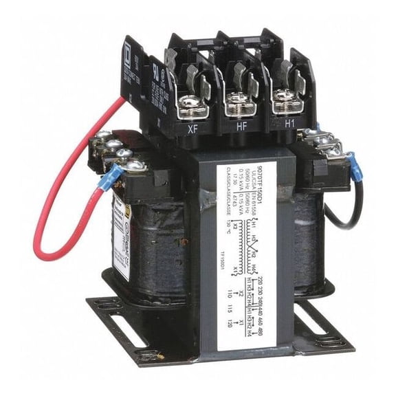 Control Transformer, 150 VA, Not Rated, 120V AC, 240/480V AC 9070TF150D1