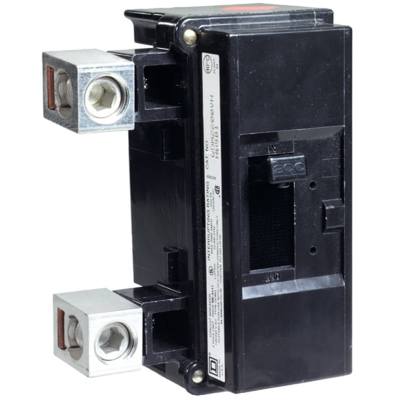 Square D Bolt On Circuit Breaker, 200 Amps, Number of Poles: 2, 240VAC AC Voltage Rating - QOM2200VH