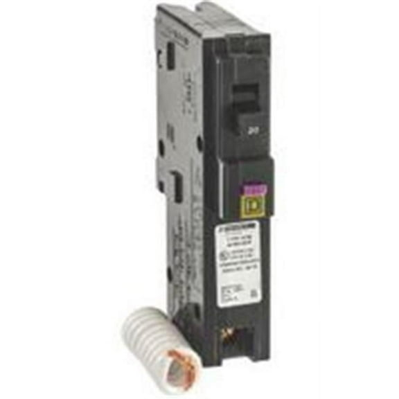 Square D By Schneider Electric HOM120DFC 20A Cafci/Gfci 1 Pole Breaker - Combination Arc Fault and Ground Fault Protection-