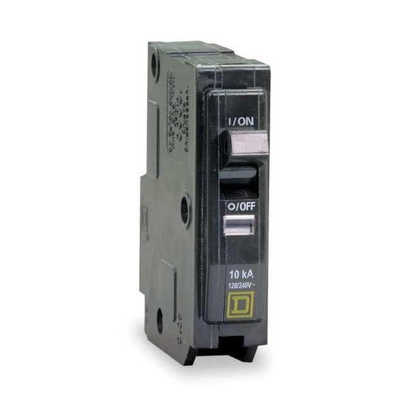 Square D Circuit Breaker,15A,Plug In,120/240V,1P QO115VH