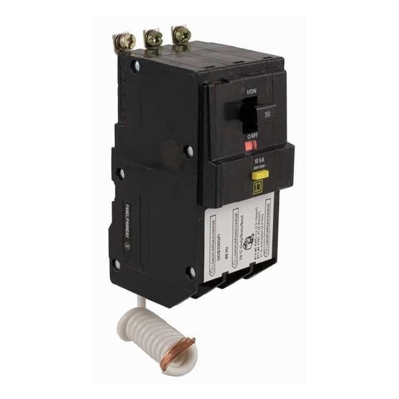 Square D Circuit Breaker,20A,Bolt On,120/208V,3P QOB320GFI