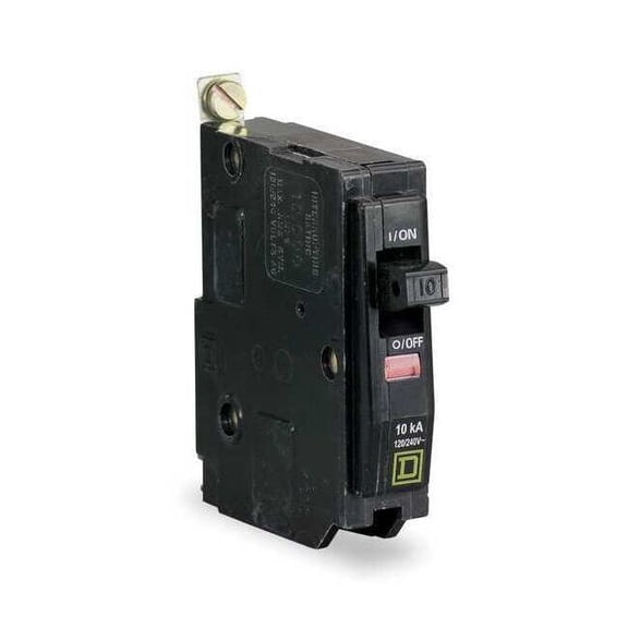 Square D Circuit Breaker,20A,Bolt On,120/240V,1P QOB120HID