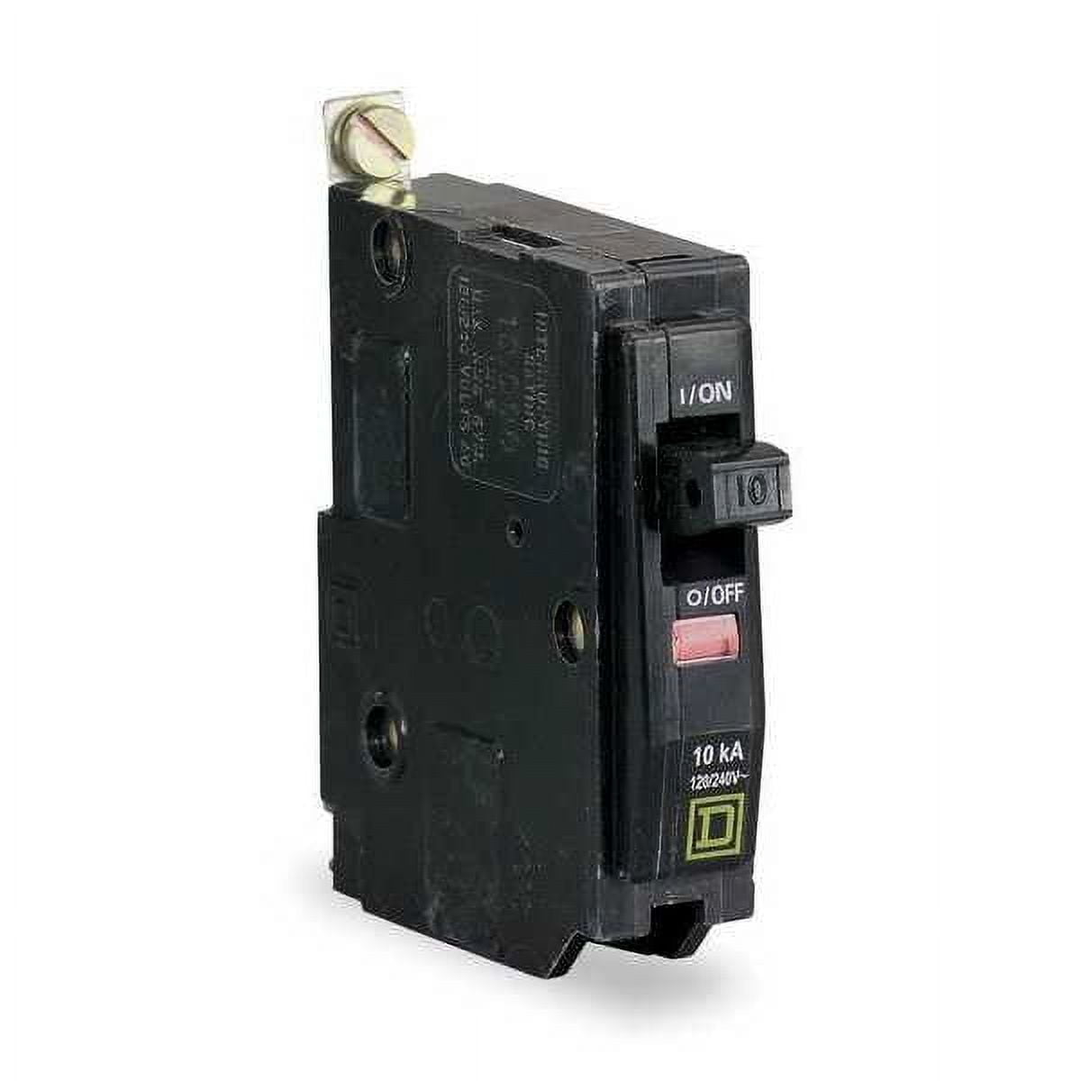 Miniature Circuit Breaker, QO Series, 20A, 1 Pole, 120V AC, 10kA at 120V AC
