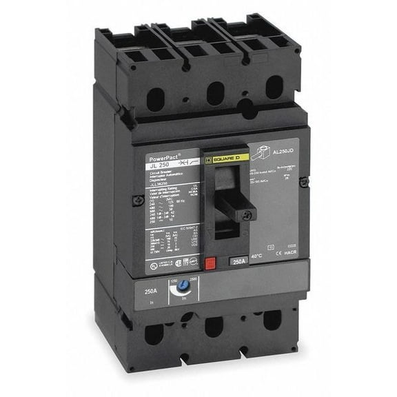 Square D Circuit Breaker,250A,3P,600VAC,JG JGL36000S25