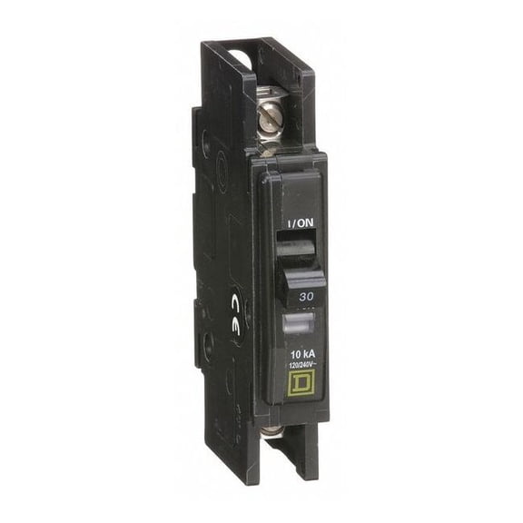 Square D Circuit Breaker,30A,120/240V,1P QOU130