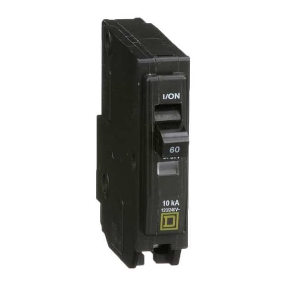 Square D Circuit Breaker,60A,Plug In,120/240V,1P QO160