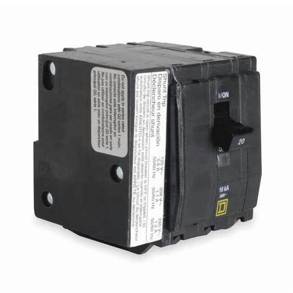 Miniature Circuit Breaker, QO Series, 80A, 3 Pole, 120/240V AC, 10kA at 120/240V AC