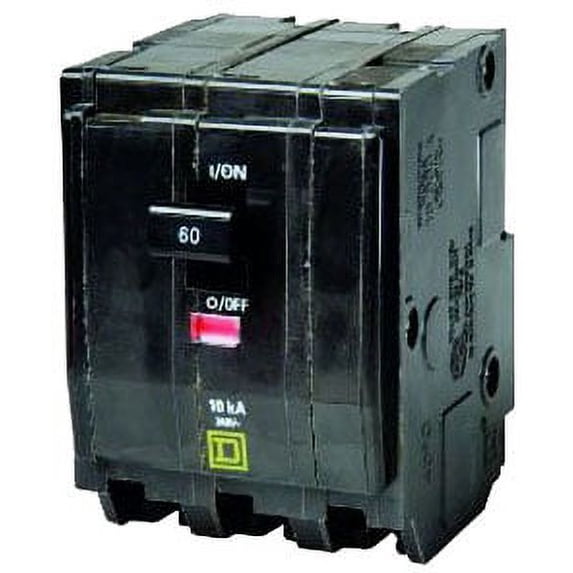 Miniature Circuit Breaker, QO Series, 80A, 3 Pole, 120/240V AC, 10kA at 120/240V AC QO380
