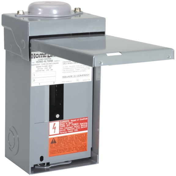 Square D Co. Square D Homeline Outdoor Main Lug Load Center - Single Pack