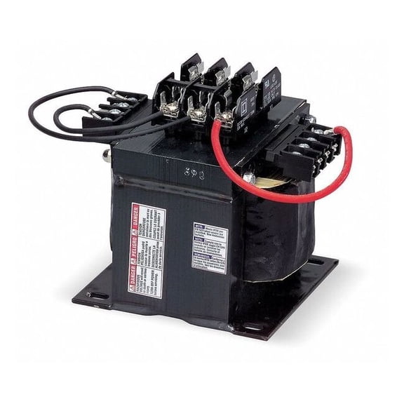 Square D Control Transformer, 100 VA, Not Rated, 24V AC, 240/480V AC 9070TF100D2