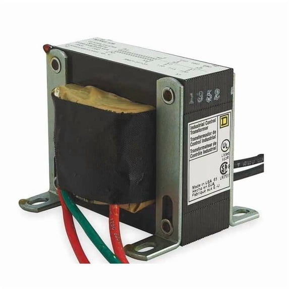 Square D Control Transformer, 100 VA, Not Rated, 120V AC, 480V AC 9070EL2D9