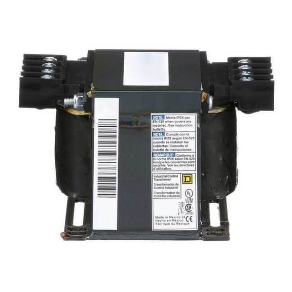 Square D Control Transformer, 250 VA, Not Rated, 120V AC, 208V AC 9070T250D3