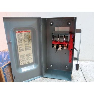 Square D DU323RB 3-Pole 100 Amp 240V Non-Fusible Safety Switch Disconnector - NEW