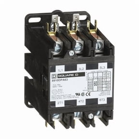 Definite Purpose Magnetic Contactor, 120V AC, 3 P, Non-Reversing, 3 Phase, Box Lug & Quick Connect