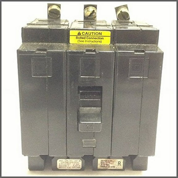 Square D EHB34060 3 Pole 60 Amp 480v Circuit Breaker EHB EHB4