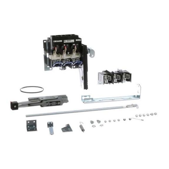 Square D Disconnect Switch, Fusible, 3PST, Three Phase, Non-Metallic 9422TDF63