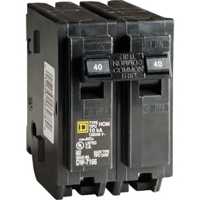 Square D HomeLine 40 amps Surge 2-Pole Circuit Breaker