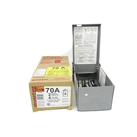 Square D Load Center HOM24L70RBCP - 70 Amp Main Breaker Convertible Panel