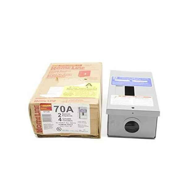 Square D Homeline Load Center Hom24l70scp - 24 Circuit 70 Amp - Multicolor