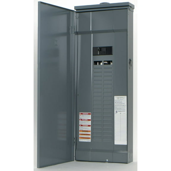 Square D - HOM4080M200PRB Homeline 200 Amp 40-Space 80-Circuit Outdoor Main Breaker Load Center (Plug-on Neutral Ready),