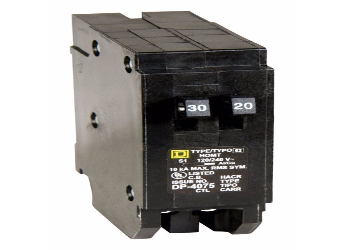 Square D HOMT3020CP Circuit Breaker HomeLine 30 amps Tandem Single Pole