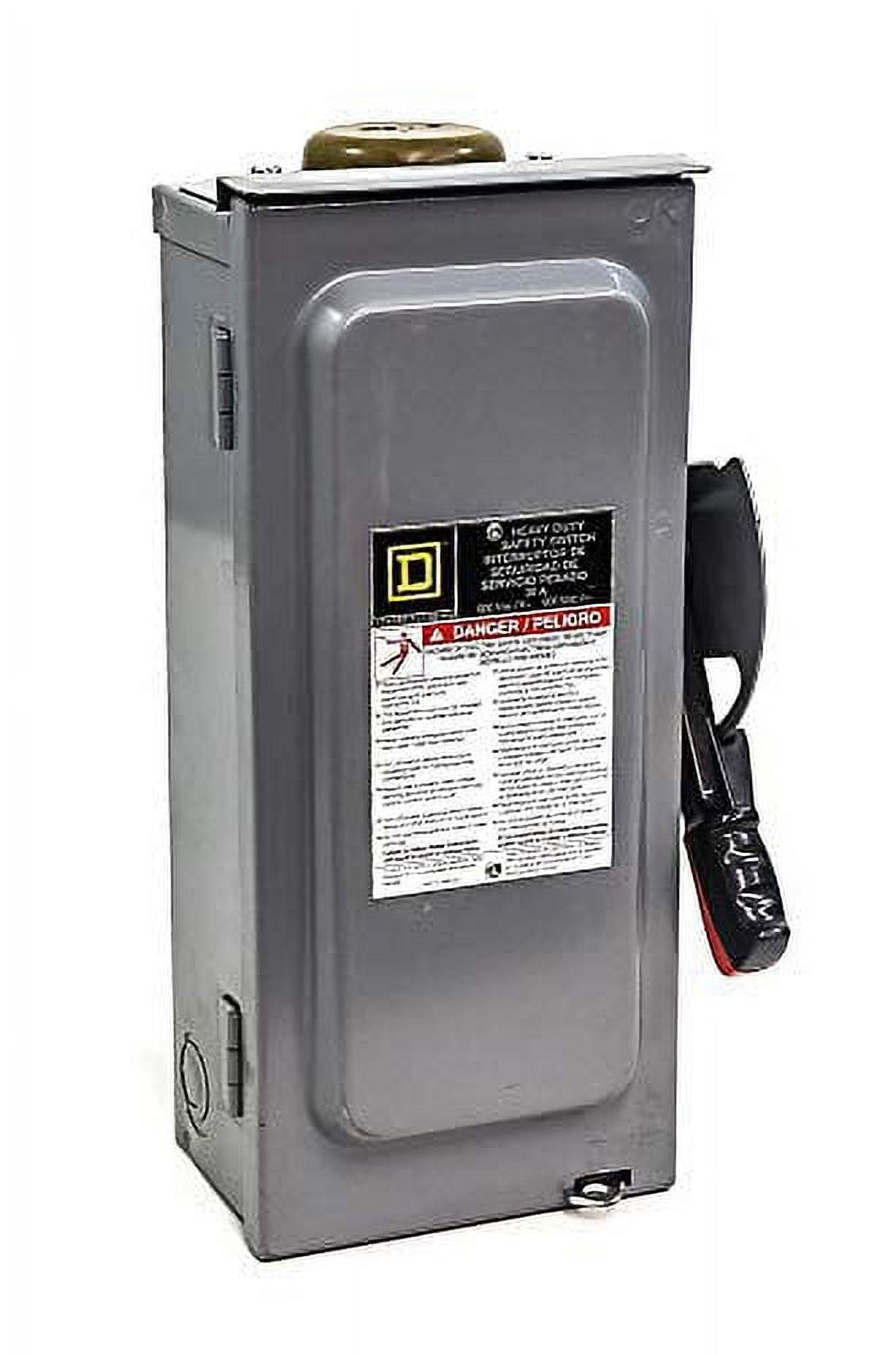 Square D Heavy Duty Safety Switch, Fusible, H361RB
