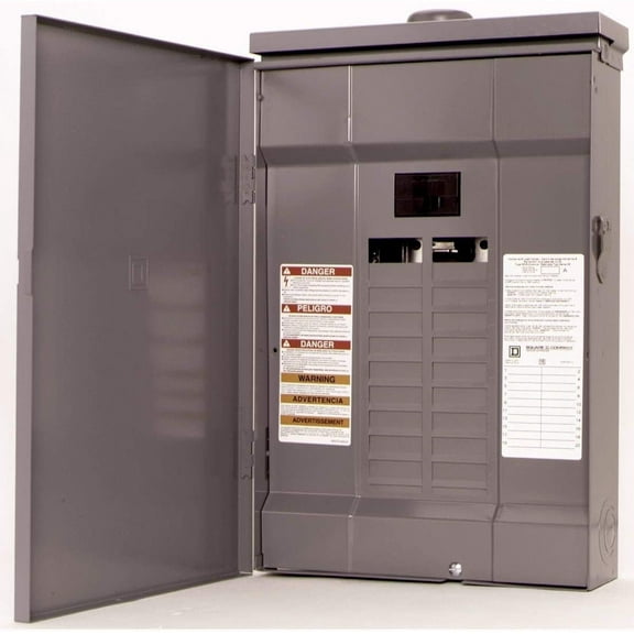 Square D Homeline 100A Main Breaker Plug-on Neutral Load Center - HOM2040M100PRB